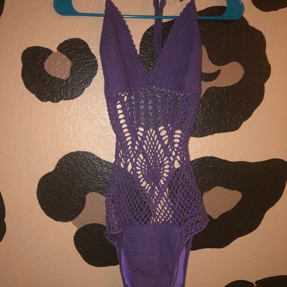 Crochet Purple One-piece